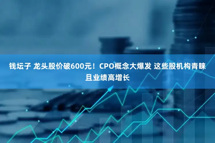 钱坛子 龙头股价破600元！CPO概念大爆发 这些股机构青睐且业绩高增长